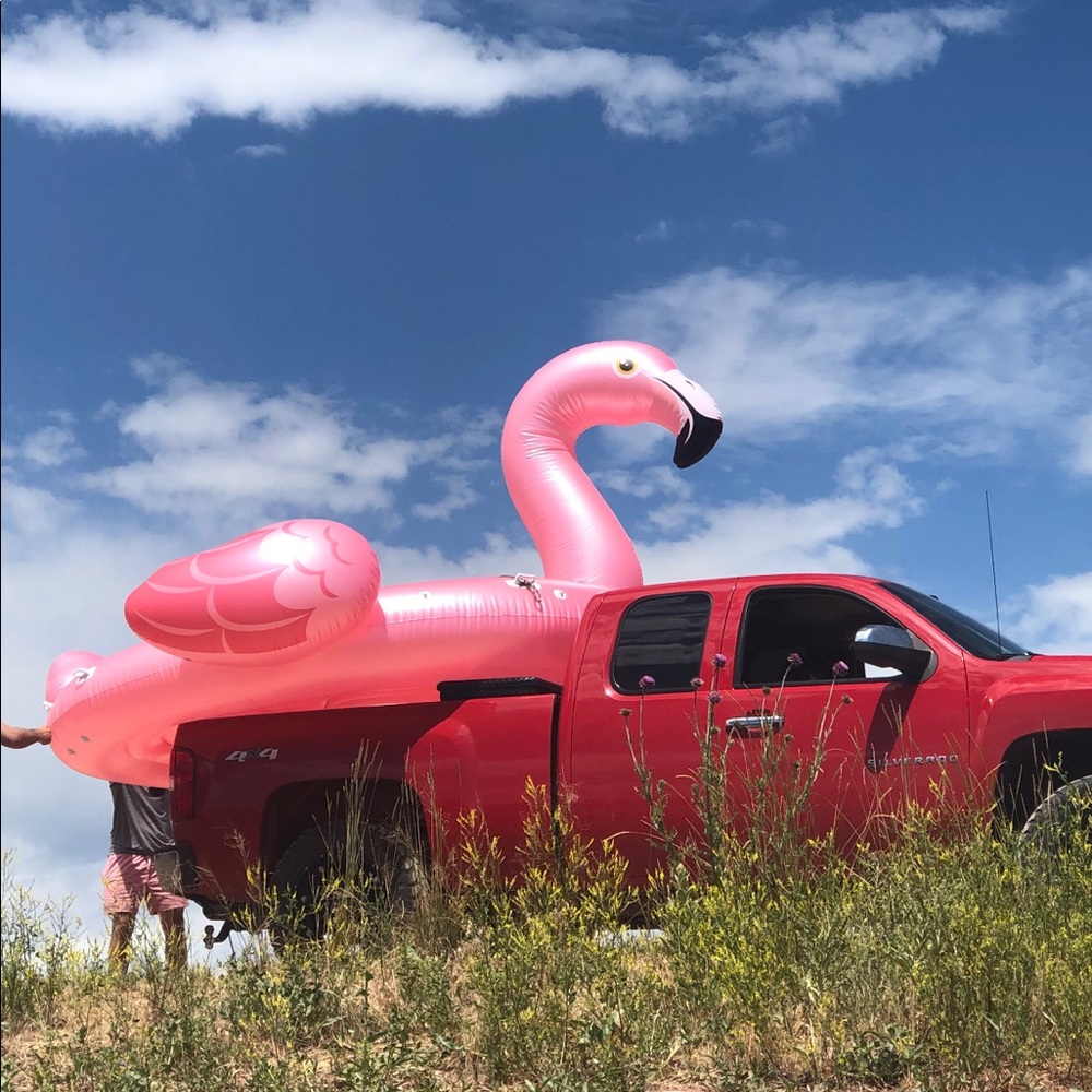 XXL PINK FLAMINGO FLOATIE